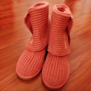 UGG Women Cardy Knit Boots (size 6)